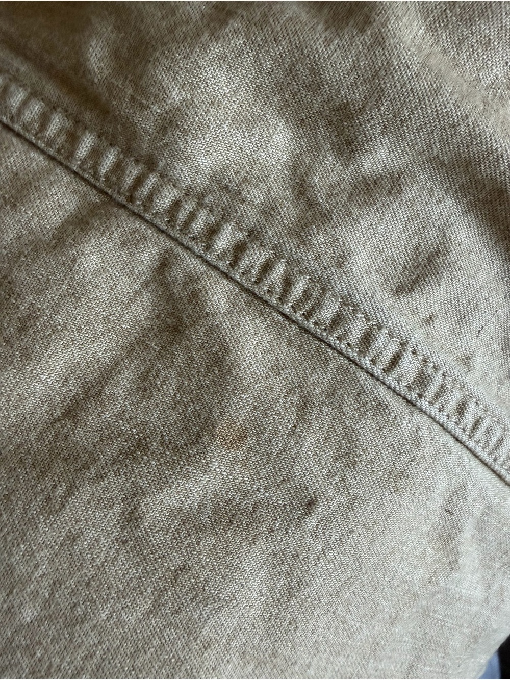 Ralph Lauren Beige Khaki Skirt with Green Label - Picture 5 of 5